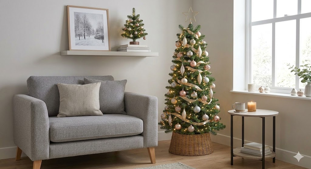 Small Apartment Christmas Tree Decorating Ideas